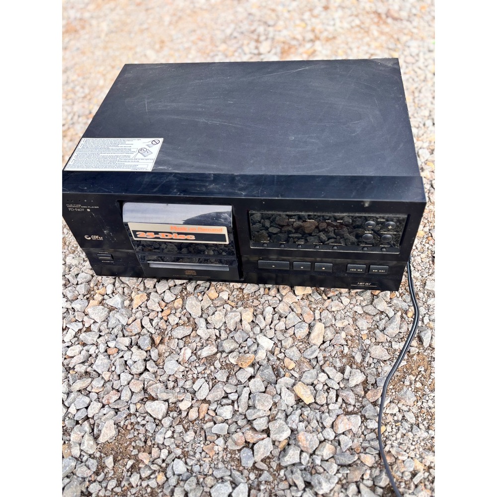 Pioneer PD-F407 25-Disc File-Type CD Player Black Vintage 1997 1-Bit DLC